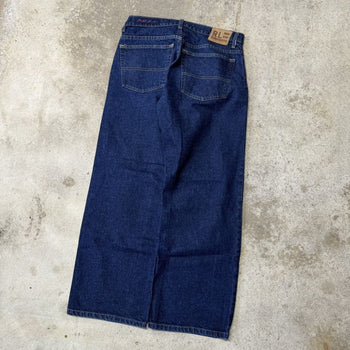 2000S POLO RALPH LAUREN BAGGY DENIM WIDE LEG SKATER JEANS