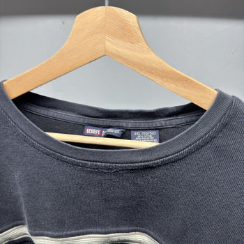 2000s Faded Ribbed Cotton Longsleeve Shirt