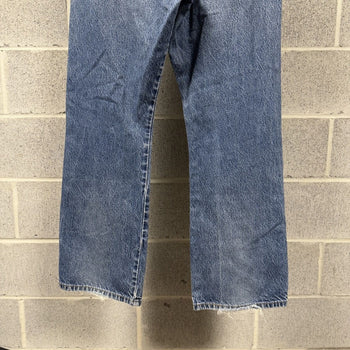 2000s Levi's 517 Thrashed Faded Distressed Flare Jeans