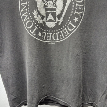 1990s Ramones Thrashed Faded Distressed Band Tee
