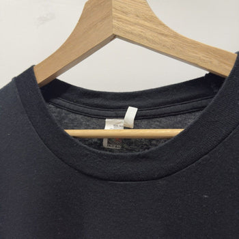 Vintage 1990s Blank Black Made in USA Single Stitch Tee