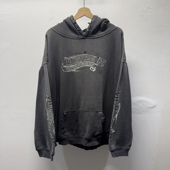 Vintage 1990s 2000s West Coast Choppers Faded Distressed Hoodie