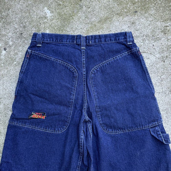 1990s LEE PIPES BMX BAGGY DENIM SKATER JEAN SHORTS JORTS