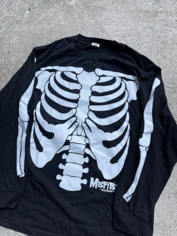 1990S MISFITS SKELETON LONGSLEEVE