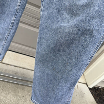 1990s/2000s Tommy Jeans Thrashed Faded Distressed Work Jeans