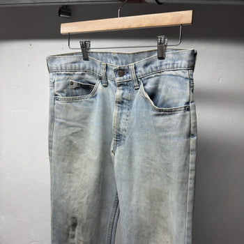1980s Levi's 517 Thrashed Faded Dirty Flare Jeans - Made in USA