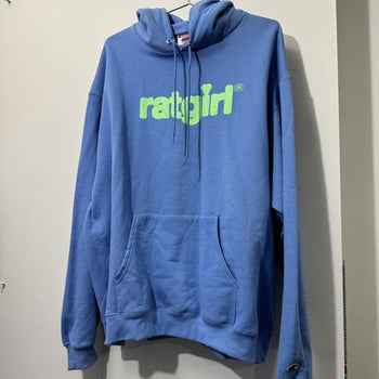 STRAY RATS RATGIRL HOODIE BLUE XL