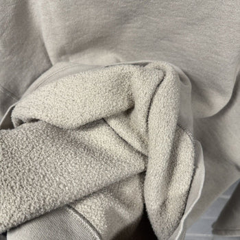 1990s Faded Blank Tan Boxy Wide Sweatshirt