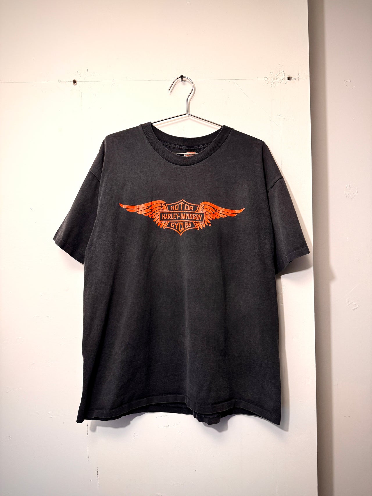 1990s HARLEY DAVIDSON FADED WING LOGO DAYTONA BEACH FLORIDA TEE