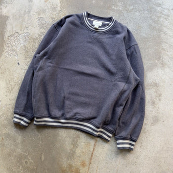 2000S FADED GREY CREWNECK SWEATSHIRT OVERSIZED