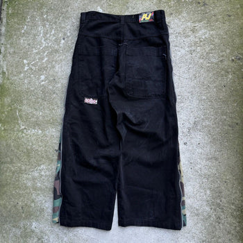 2000S Y2K PACHINNO BAGGY DENIM SKATER ZIP JEANS