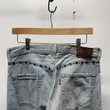 Vintage 2007 Levi’s 501 Limited Edition Faded Studded Jeans