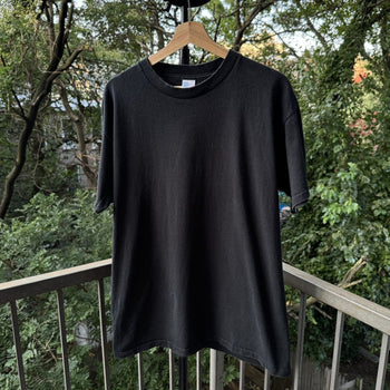 1990s Single Stitch Black Blank Tee