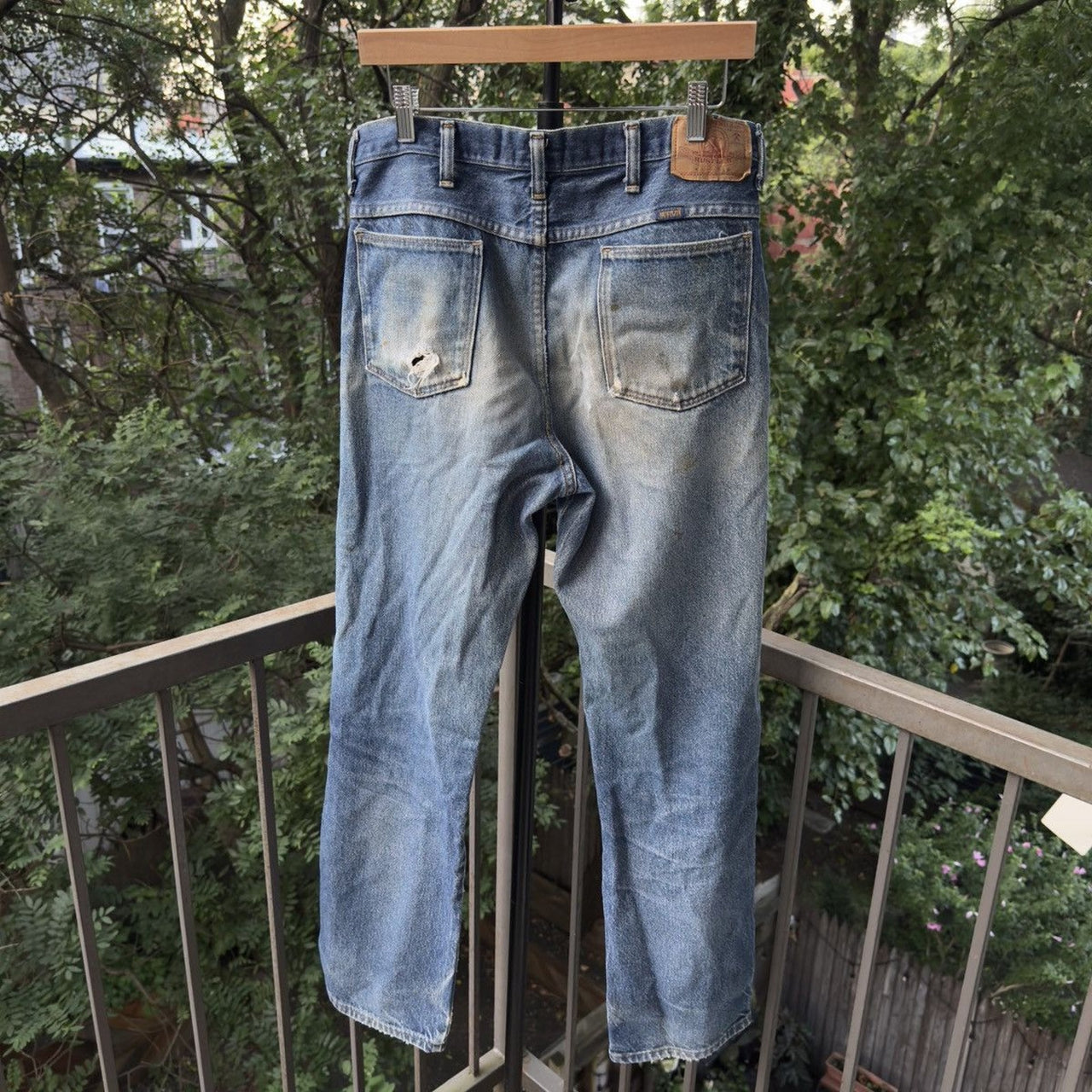 1990s Rustler Thrashed Jeans