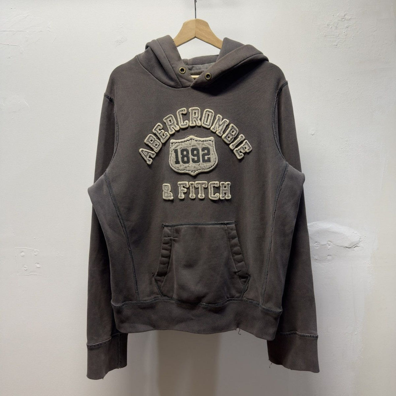 Vintage 2000s Abercrombie & Fitch Faded Distressed Hoodie