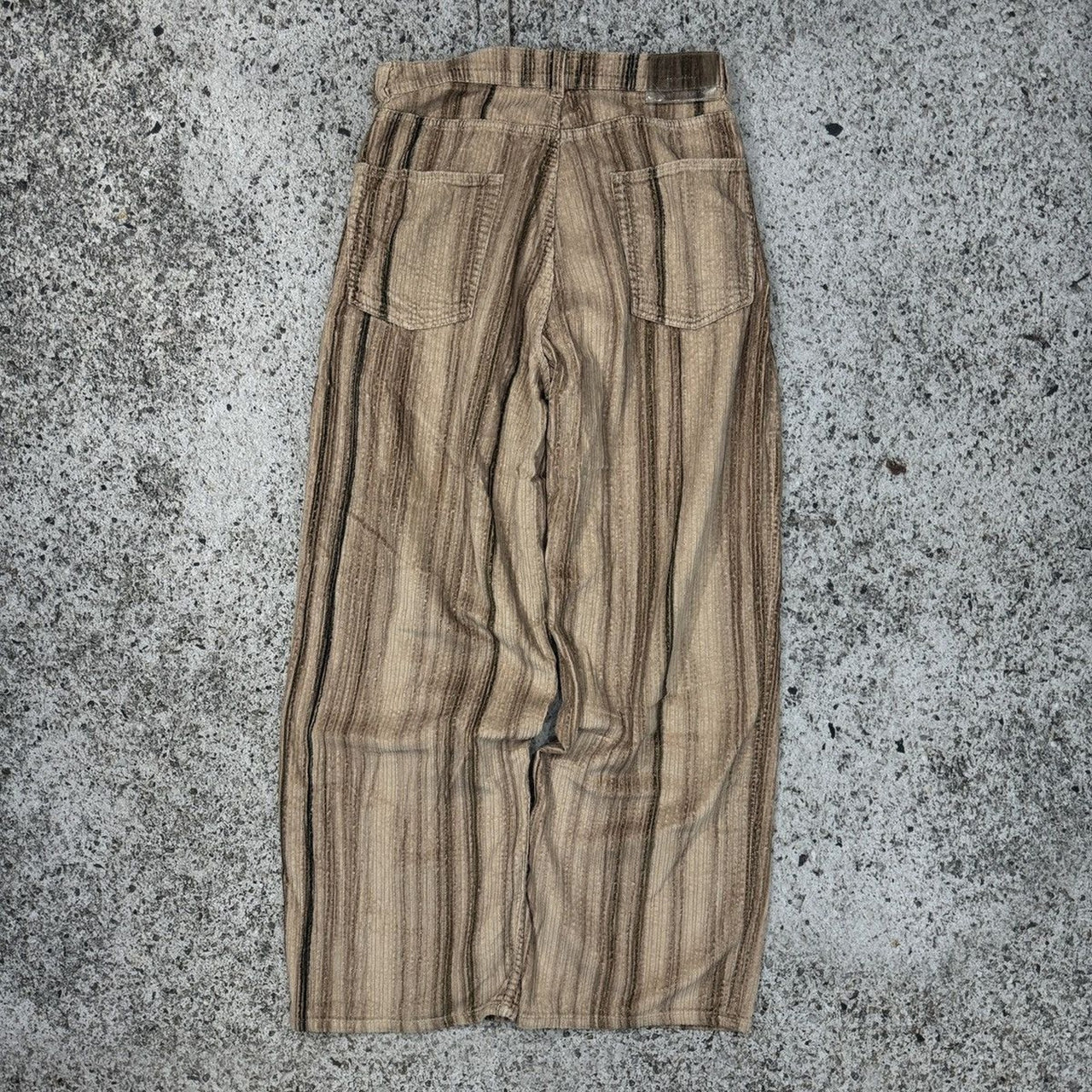 Our Legacy Vast Cut Wide Leg Striped Corduroy Pants