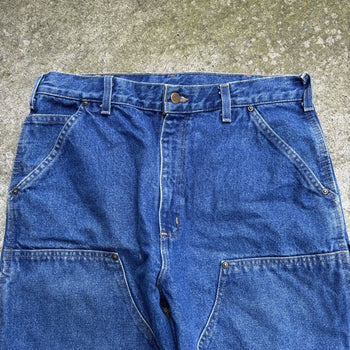 2000S CARHARTT BAGGY DENIM DOUBLE KNEE PANTS JEANS