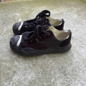 MAISON MIYHARA YASUHIRO OG HANK LOW BLACK WHITE SHOES