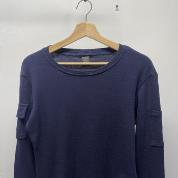 Vintage 1990s Ribbed Cotton Cargo Longsleeve Shirt