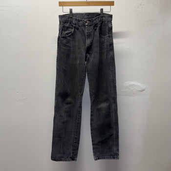 Vintage 2000s Rustler Faded Distressed Black Jeans