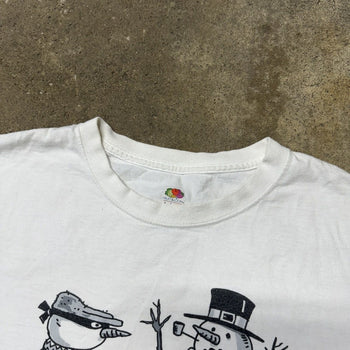 CAMISETA CON PISTOLA DE MUÑECO DE NIEVE STICK EM UP DE LOS AÑOS 2000 Y2K