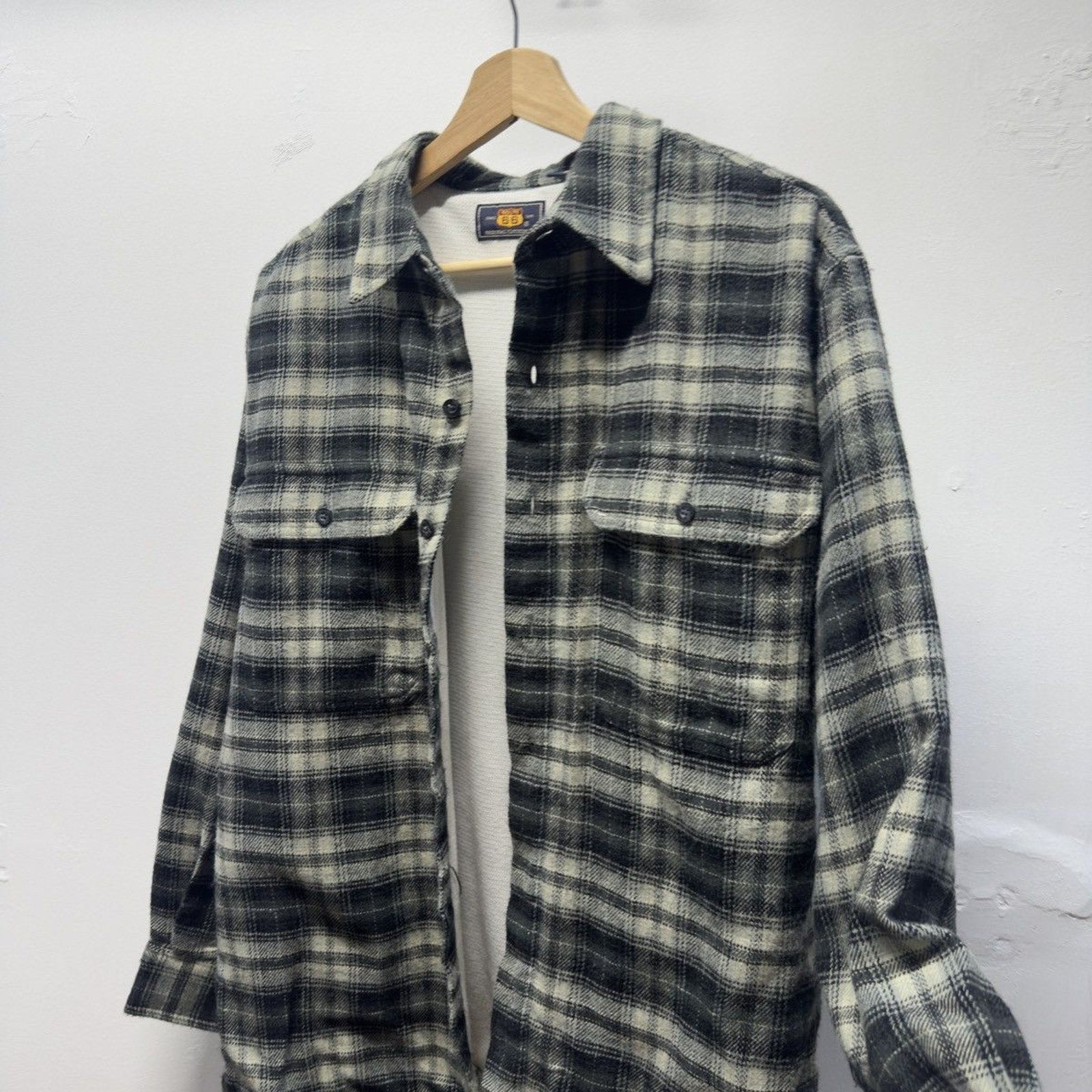 Vintage 2000s Plaid Thermal Lined Grunge Flannel Shirt