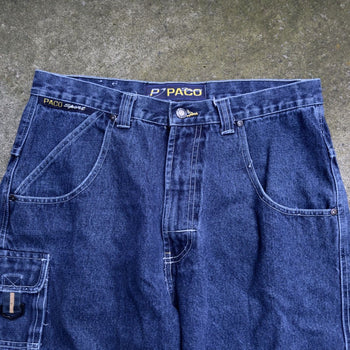 1990S/2000S Y2K PACO JEANS BAGGY DENIM CARGO SKATER JEANS