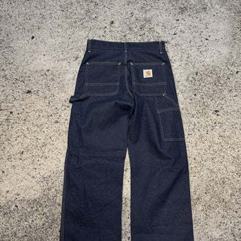 1980s CARHARTT B03 DARK DENIM CARPENTER PANTS