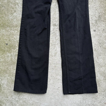 1990s LEVI'S 517 BLACK LIGHT DENIM BOOT CUT JEANS