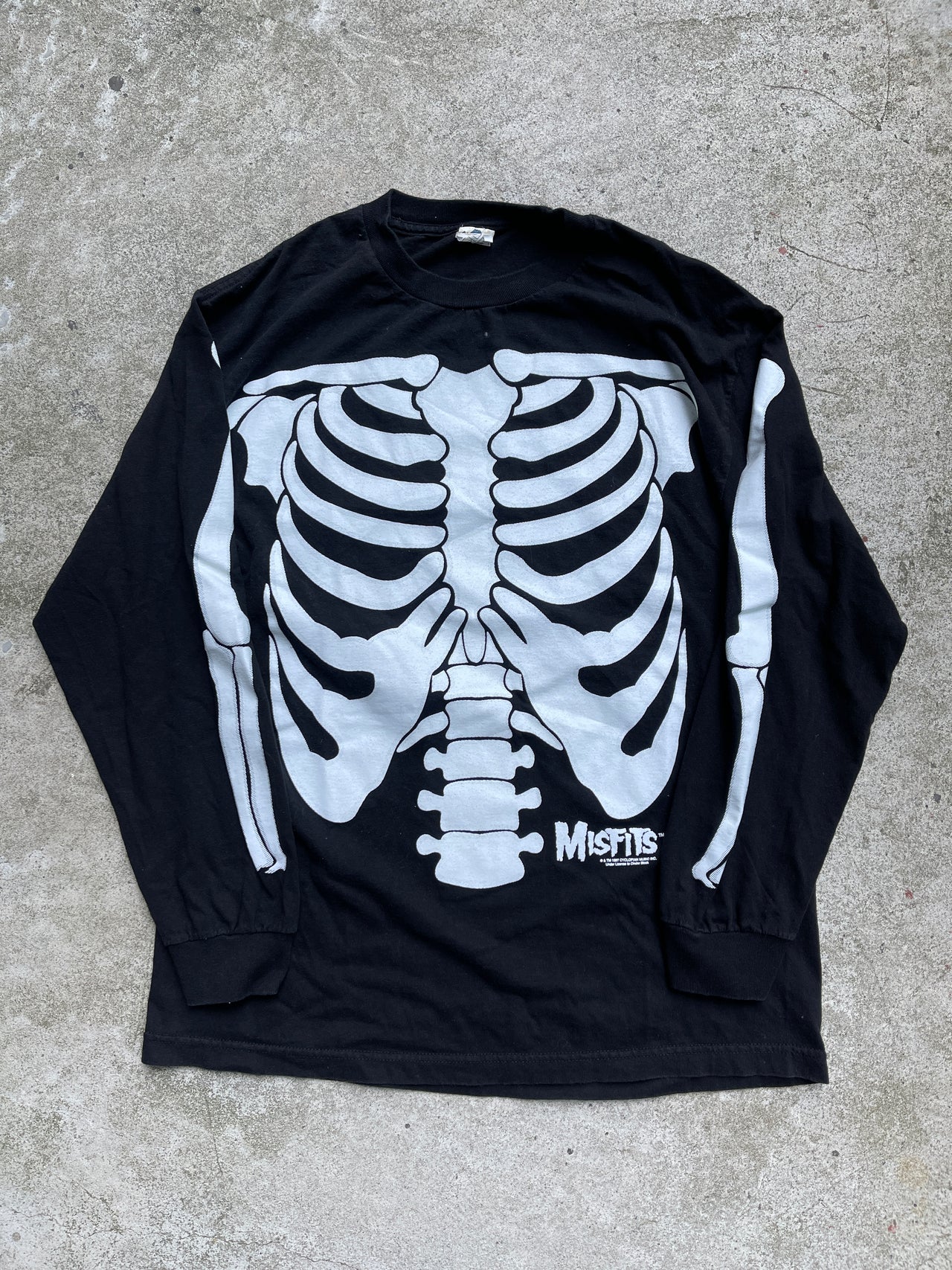 1990S MISFITS SKELETON LONGSLEEVE