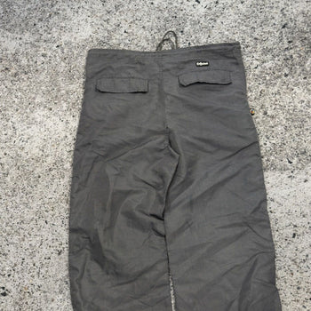 Pantalones anchos de nailon holgados con efecto cafeína de los años 90