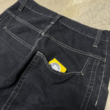 1990s ZONZ BAGGY BLACK SKATER DENIM JEANS