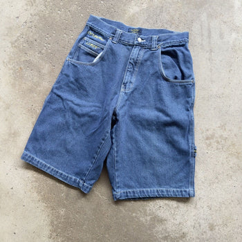 1990S/2000S Y2K EXTREME LIMIT BAGGY DENIM SKATER JEAN SHORTS JORTS