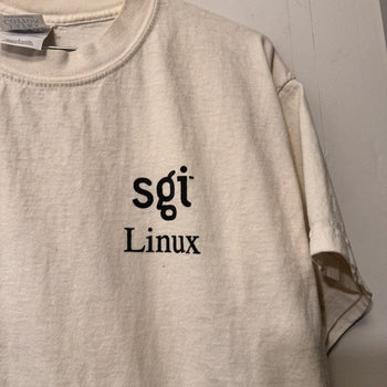 2000s SGI LINUX PENGUIN PC SOFTWARE LOGO TEE