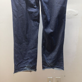 Vintage 1980s Made in USA Dark Wash Raw Denim Work Jeans