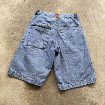 1990S/2000S Y2K PACO JEANS BAGGY DENIM FADED SKATER JEAN SHORTS