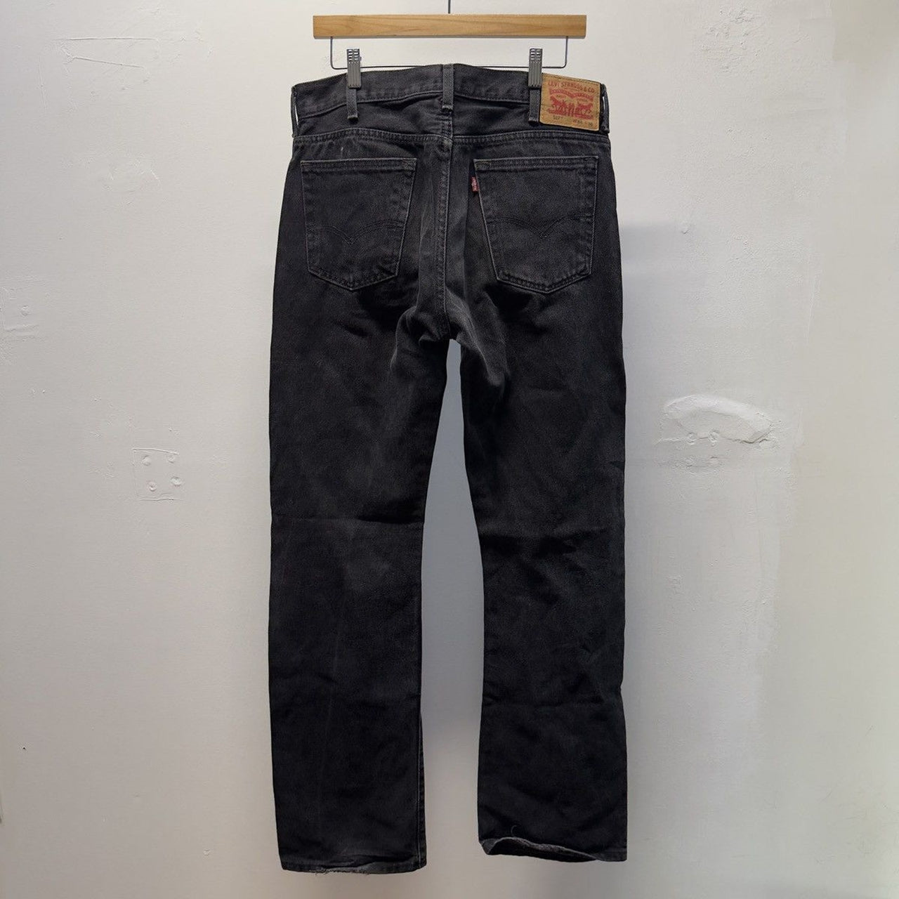Vintage 2000s Levi's 517 Black Bootcut Flare Jeans