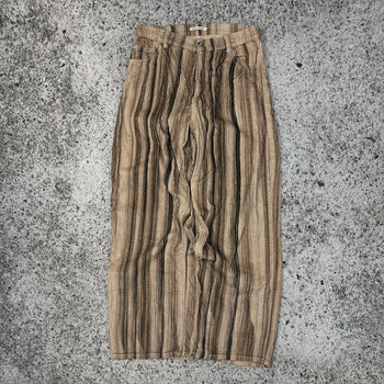 Our Legacy Vast Cut Wide Leg Striped Corduroy Pants