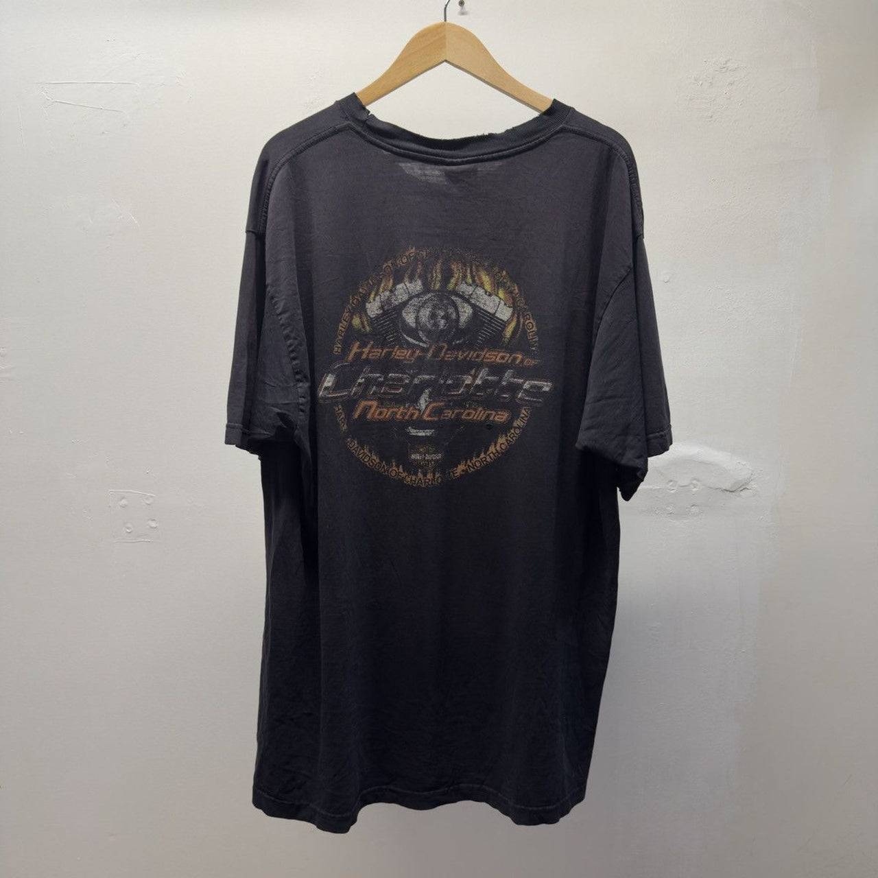 Vintage 2000s Harley Davidson Faded Distressed Tee