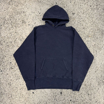 1990s Camber Heavyweight Faded Navy Blue Hoodie