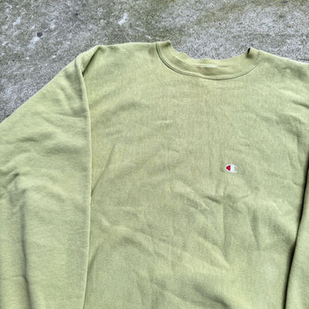 1990s CHAMPION REVERSE WEAVE CREWNECK SWEATSHIRT GREEN