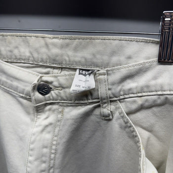 1990s Y2K Thrashed Levi's L2 Baggy Wide Cargo Pants