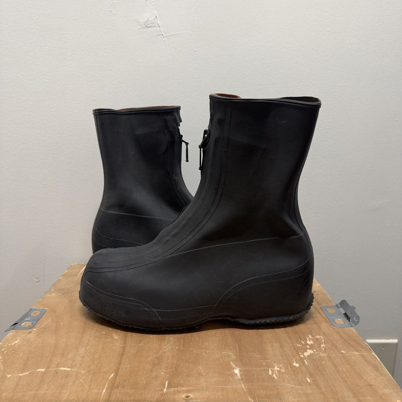 Vintage 1980s Military Combat Waterproof Boots