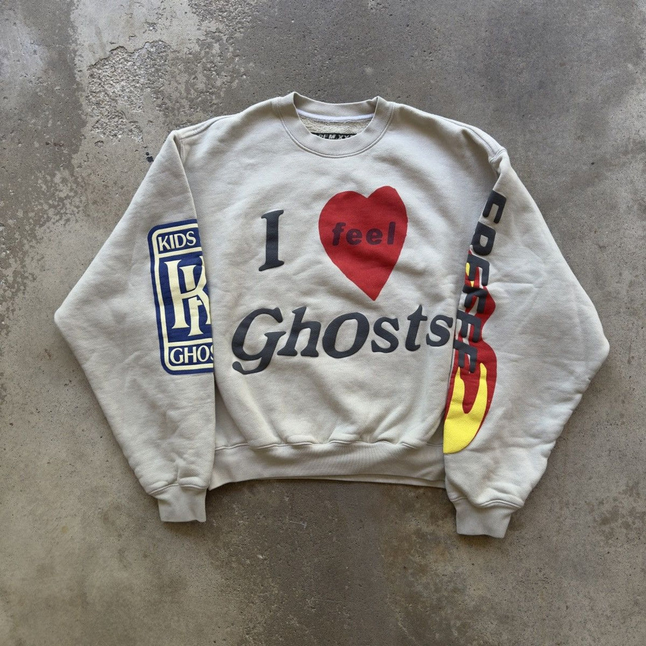 KIDS SEE GHOSTS 2018 CPFM CACTUS PLANT FLEA MARKET CREWNECK