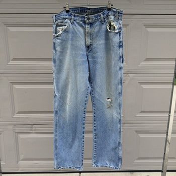 2000s Dickies Thrashed Faded Distressed Work Jeans