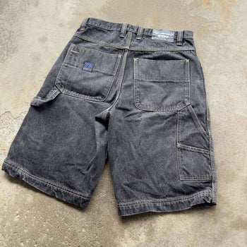 1990S/2000S Y2K FADED BAGGY DENIM SKATER CARPENTER JEAN SHORTS JORTS