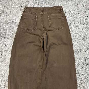 Lemaire High Waisted Wide Leg Curved Pants