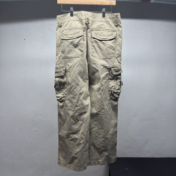 2000s Y2K Union Bay Faded Beige Cargo Pants