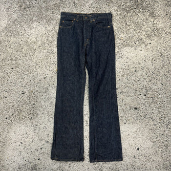 1970s LEVI'S 517 - 0217 SINGLE STITCH DARK WASH DENIM JEANS