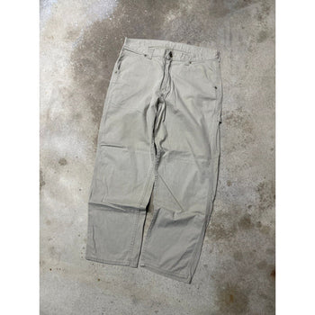 2000s LEE DUNGAREES BAGGY TAN CARPENTER PANTS